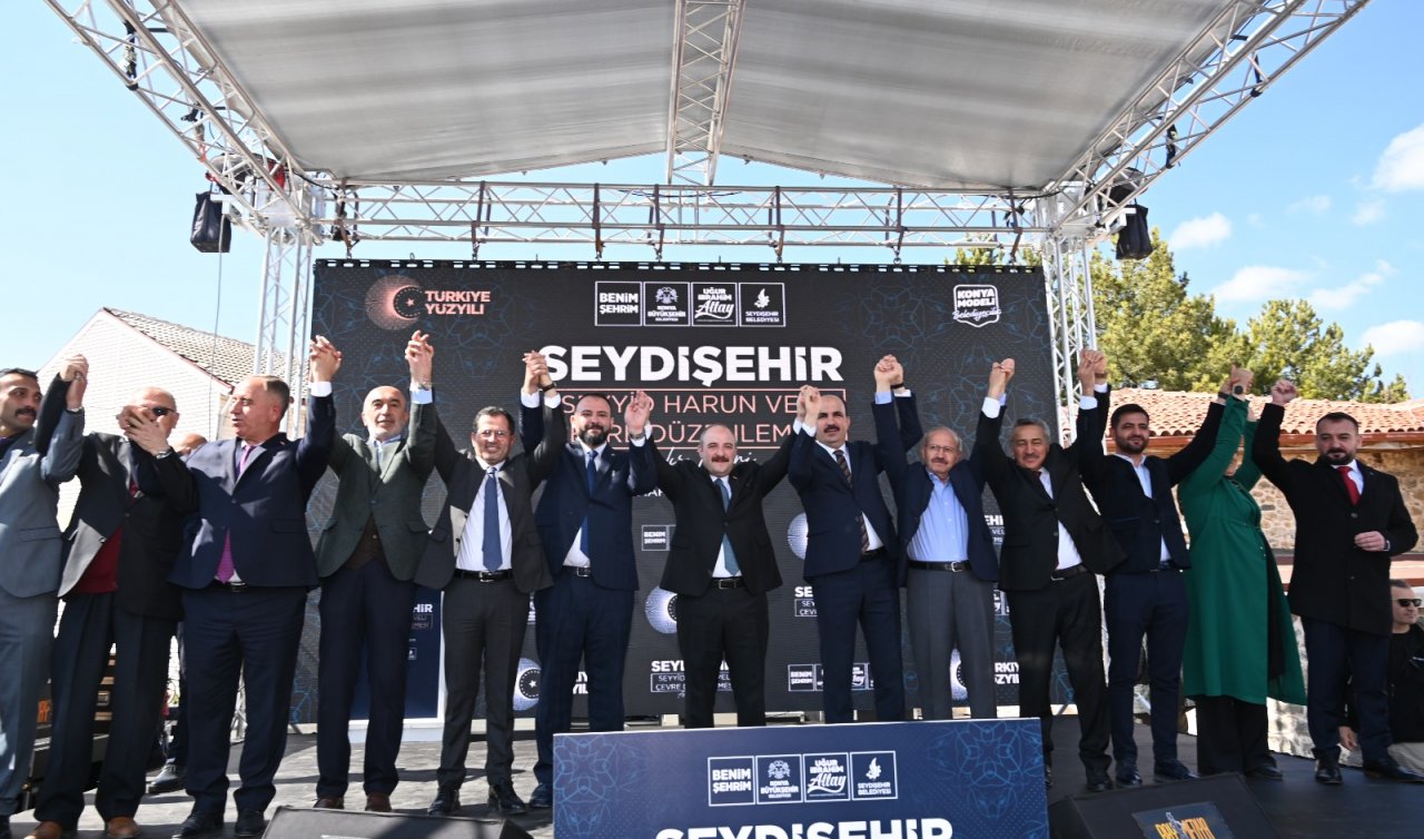 Konya Seydişehir’de Seyyid Harun Veli Çevre Düzenlemesi’nin ikinci etabı açıldı
