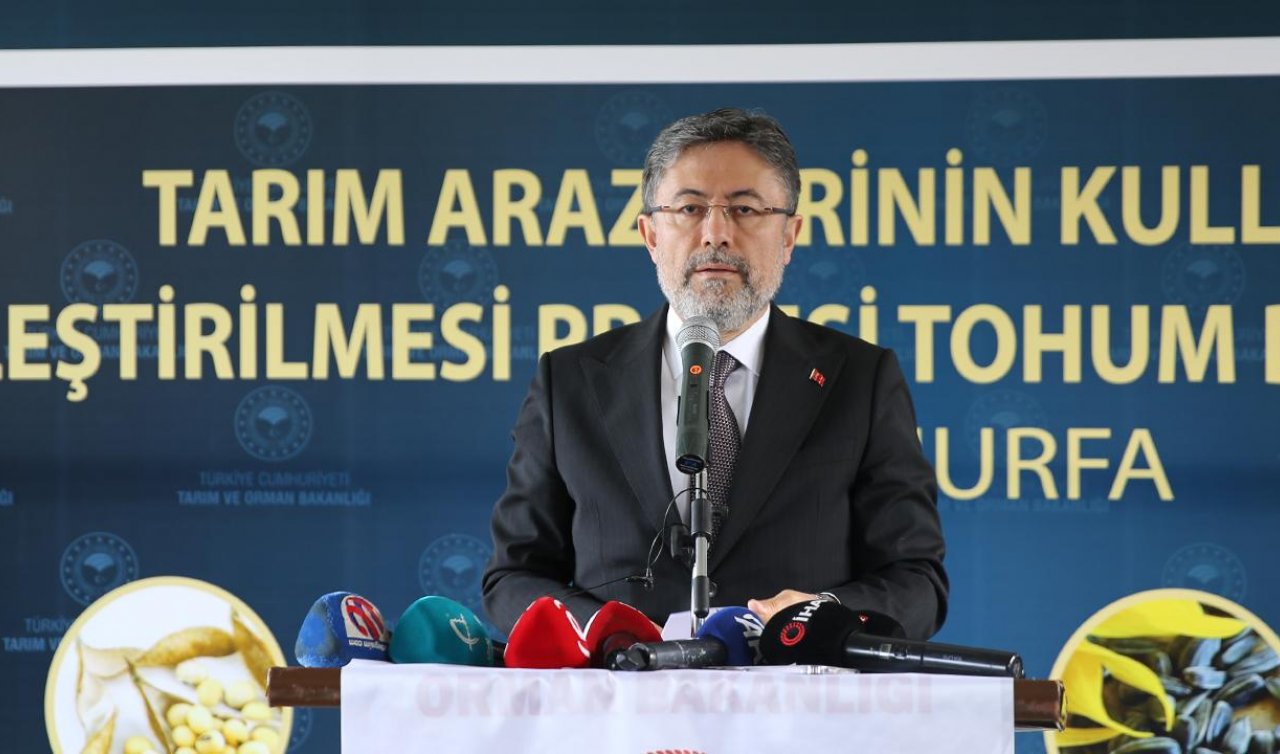  Bakan Yumaklı: Kullandığımız tohumların yüzde 97’si bu topraklarda üretiliyor
