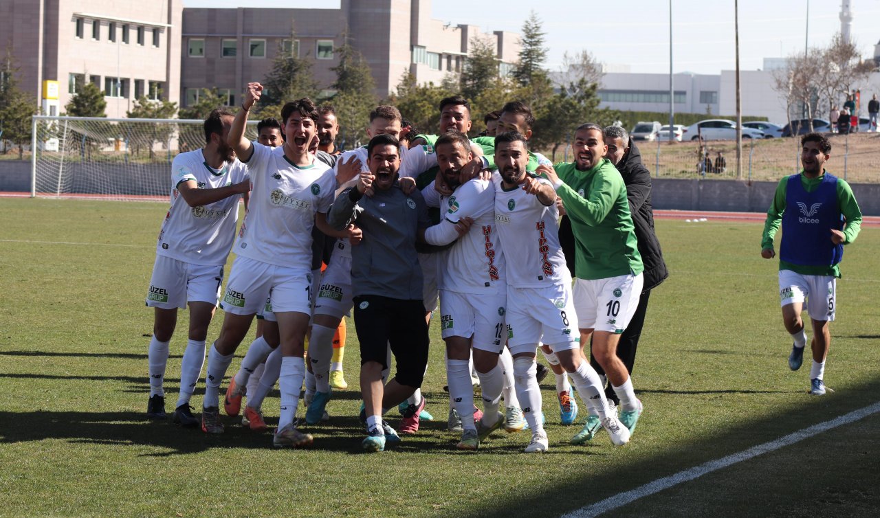 1922 Konyaspor derin bir nefes aldı!