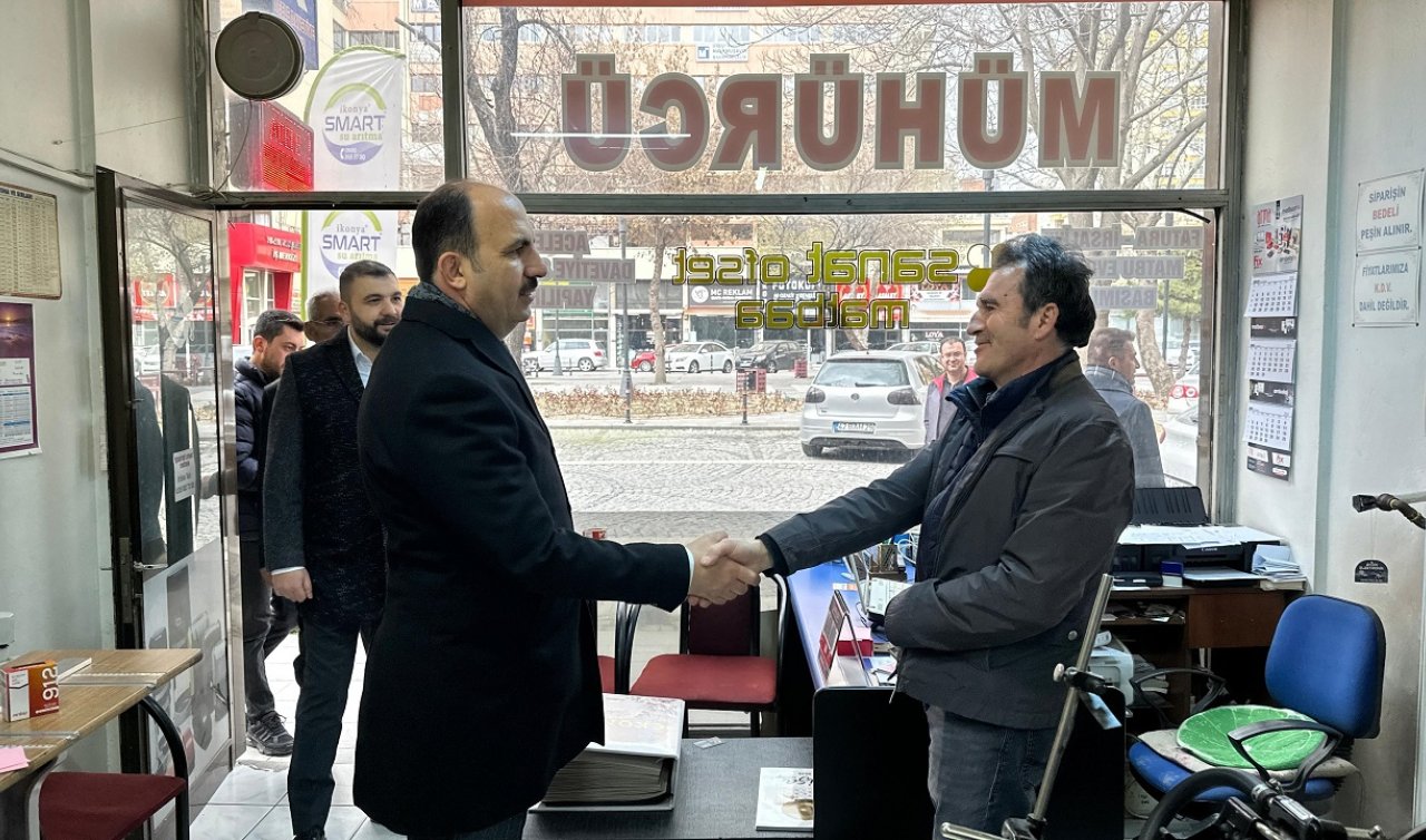 Başkan Altay şehir merkezinde esnaf ve vatandaşla buluşmaya devam ediyor