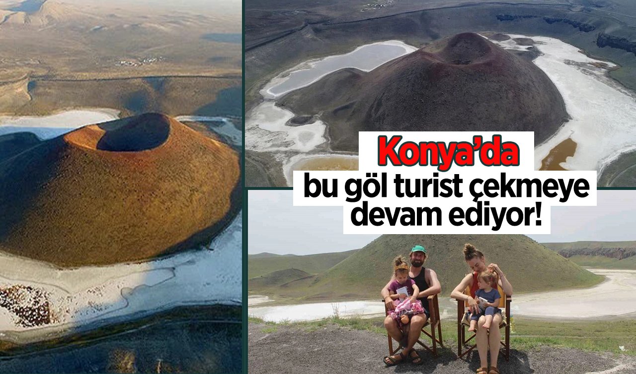 Konya’da bu göl turist çekmeye devam ediyor! Her mevsim apayrı güzellikler sunuyor