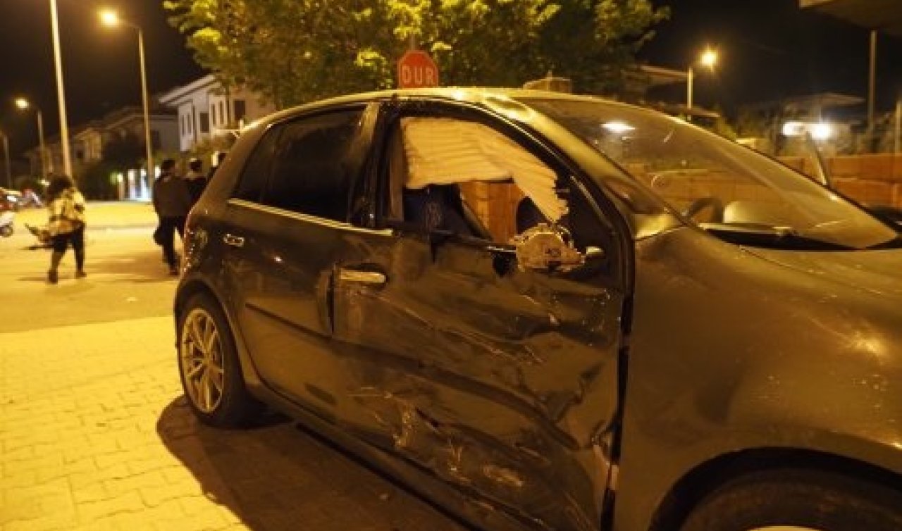  Otomobille çarpışan motosikletin sürücüsü öldü!