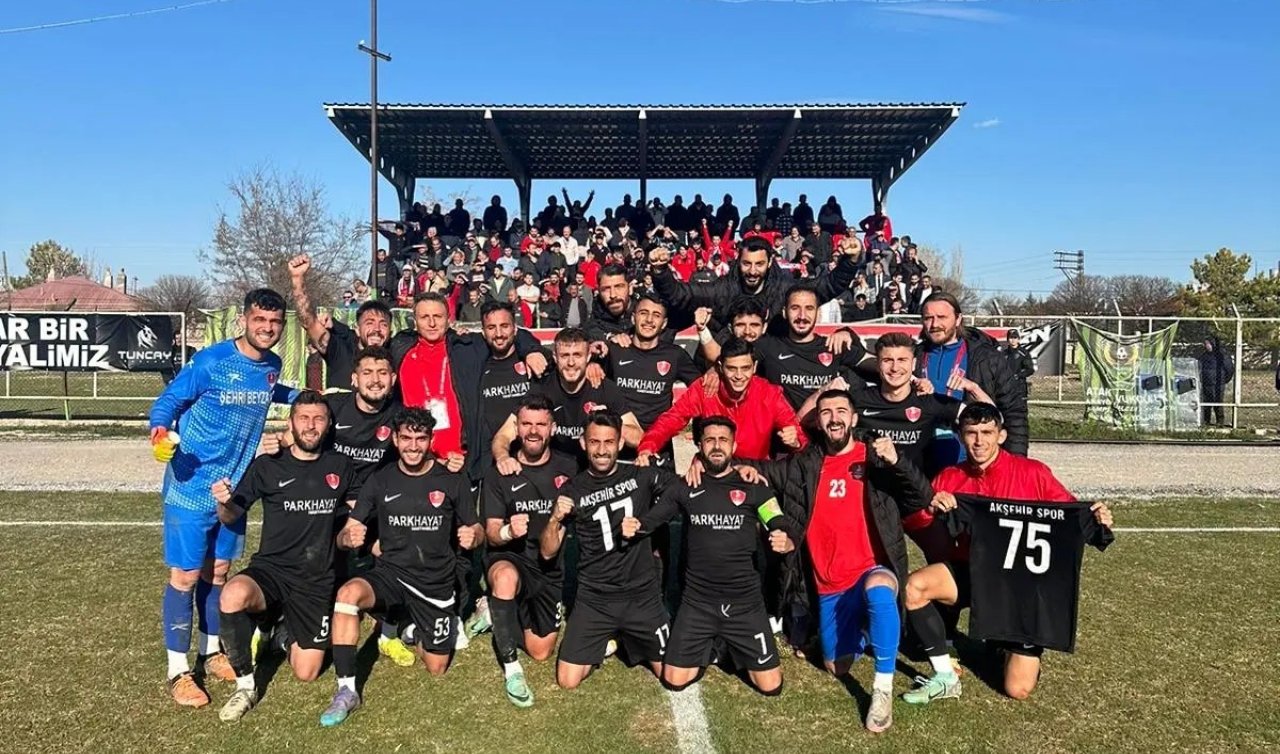Akşehirspor son ana kadar şampiyonluğu kovalayacak! 