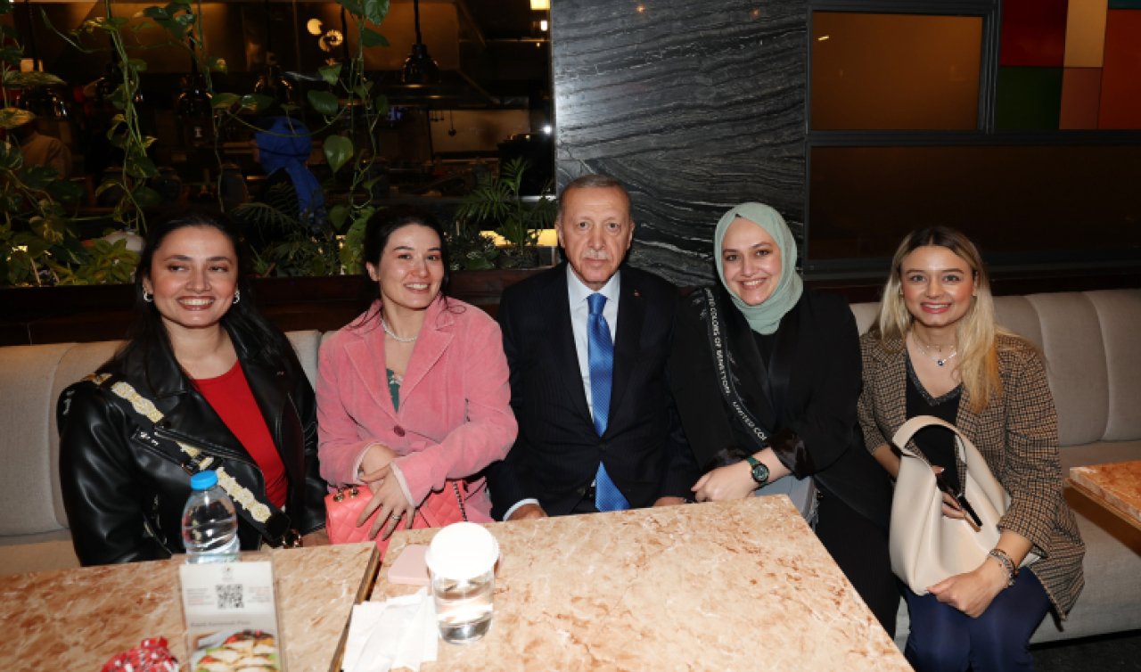  Cumhurbaşkanı Erdoğan vatandaşlarla sohbet etti