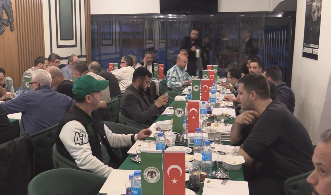  Konyaspor tüm spor muhabirleriyle iftar yemeğinde buluştu