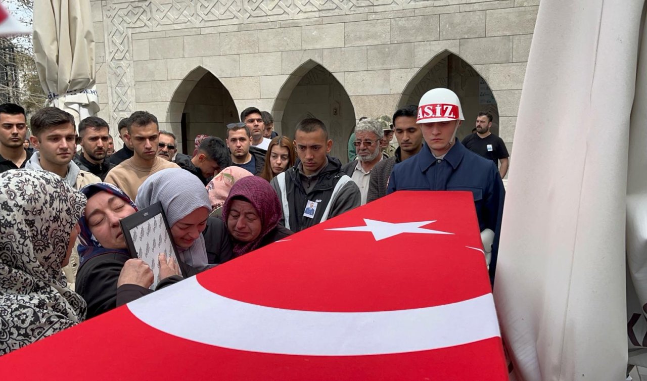 Kazada ölen astsubay memleketi Kayseri’de toprağa verildi