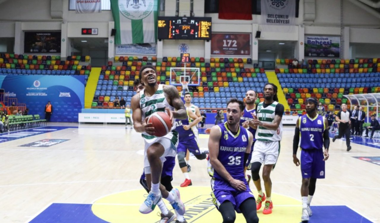 Konyaspor Basket 23 sayıdan maç verdi!