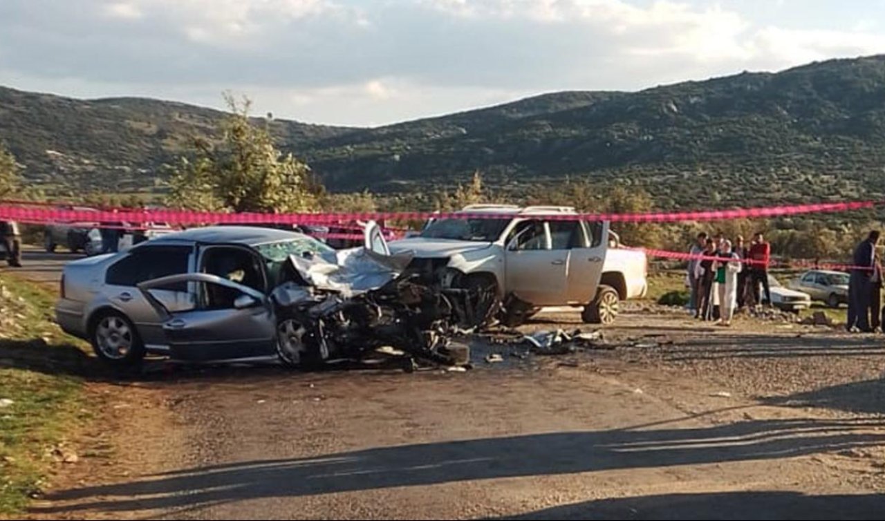 Otomobil ile kamyonet çarpıştı: 2 ölü 4 yaralı