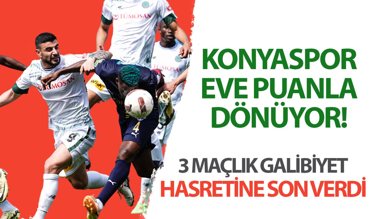 Konyaspor eve 3 puanla dönüyor! 