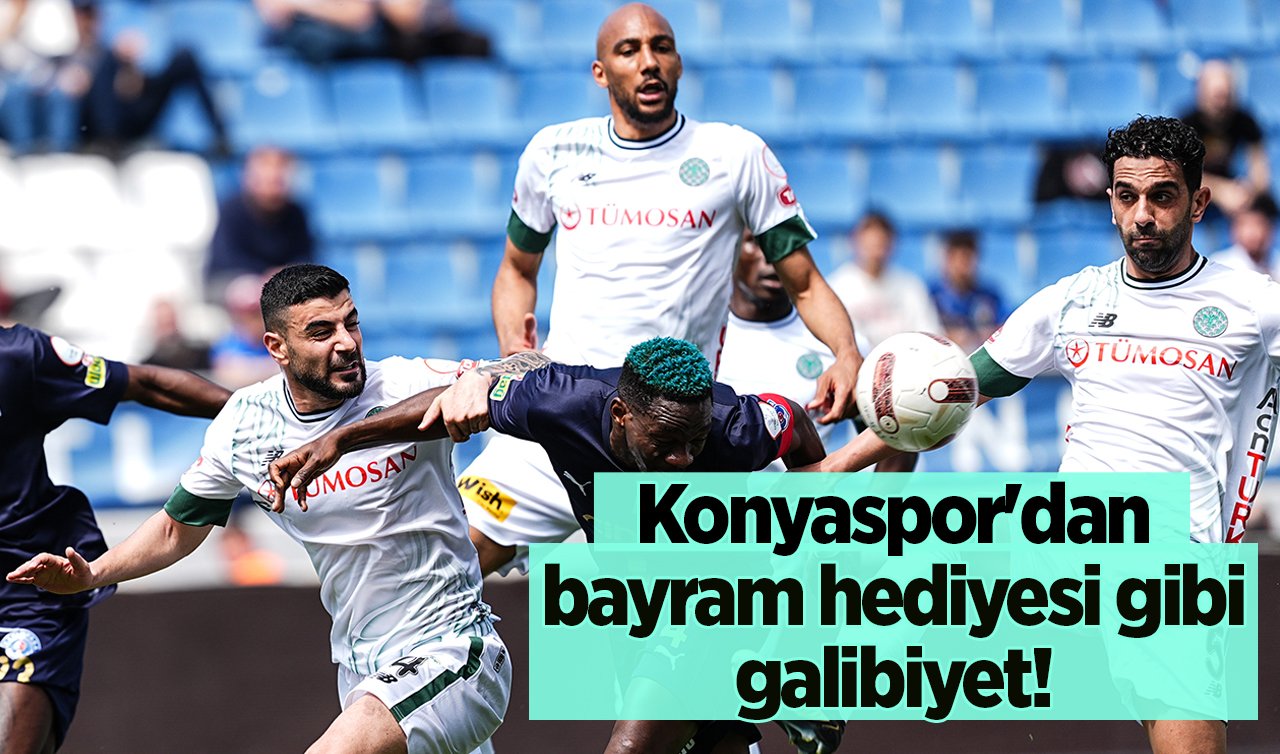  Konyaspor’dan bayram hediye gibi galibiyet! 