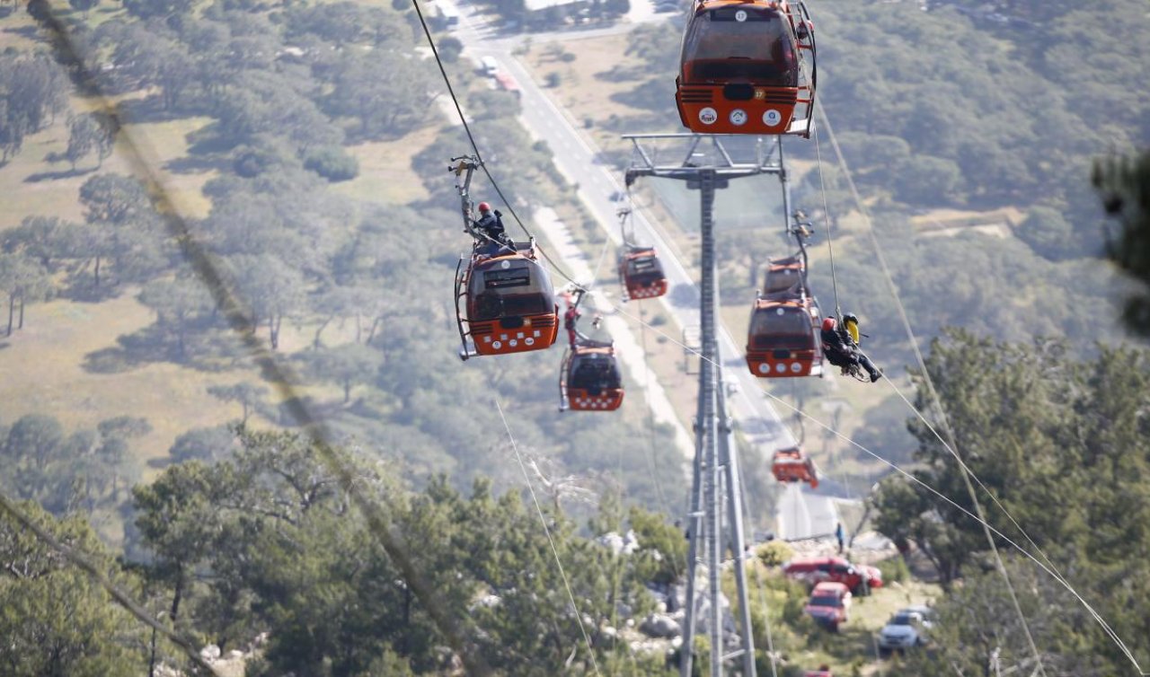  Teleferik kazasında 2 bin 202 personel görev aldı