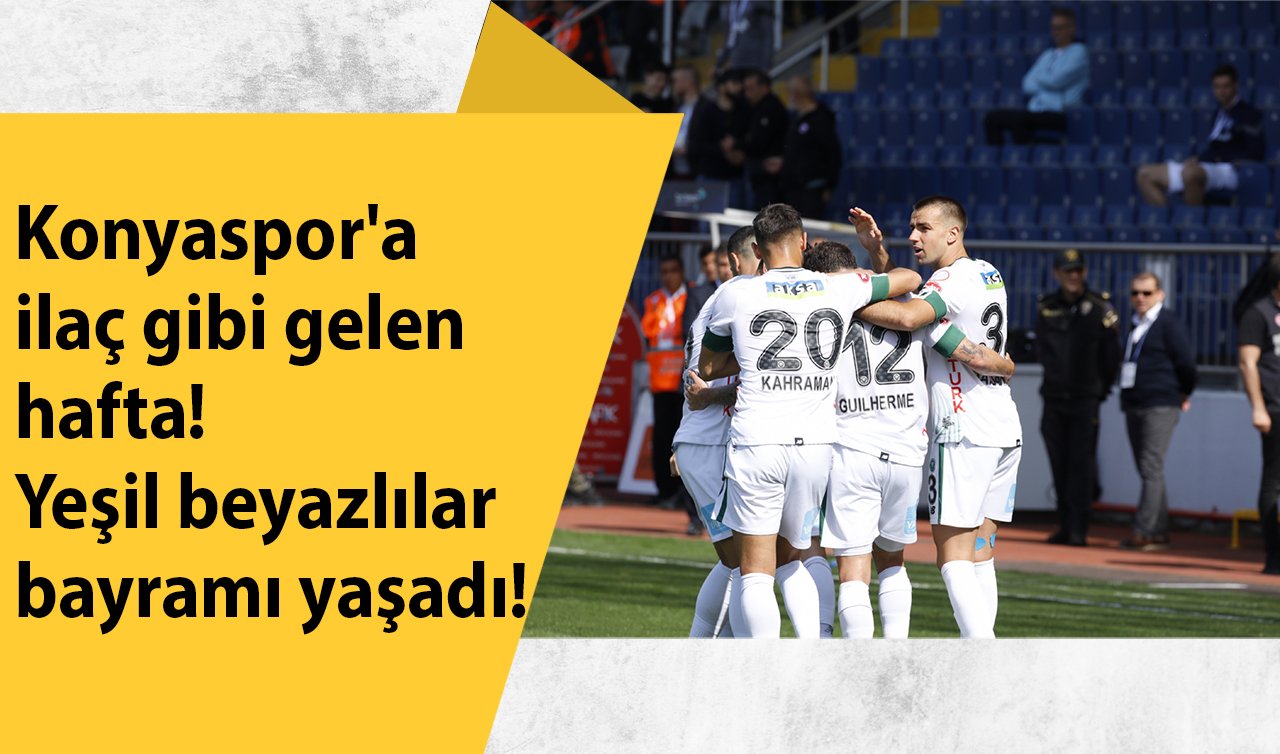 Konyaspor’a ilaç gibi gelen hafta! Puan farkını açtı: Yeşil beyazlılar bayramı yaşadı! 