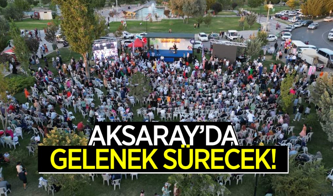  Aksaray’da gelenek sürecek! Toplu sünnet şöleninde hediye yağmuru var