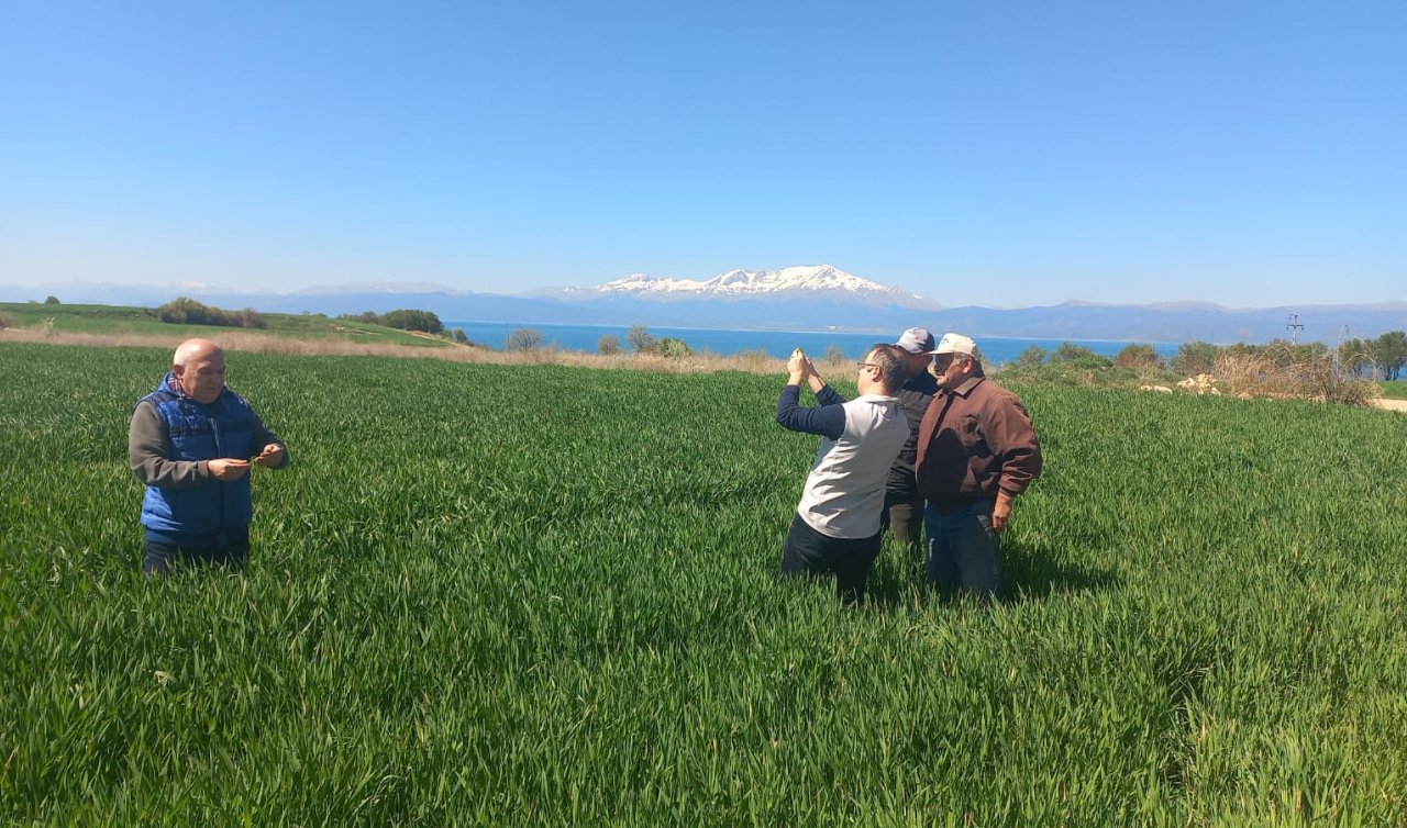 Beyşehir’deki tarım alanlarında saha kontrol çalışmaları sürüyor