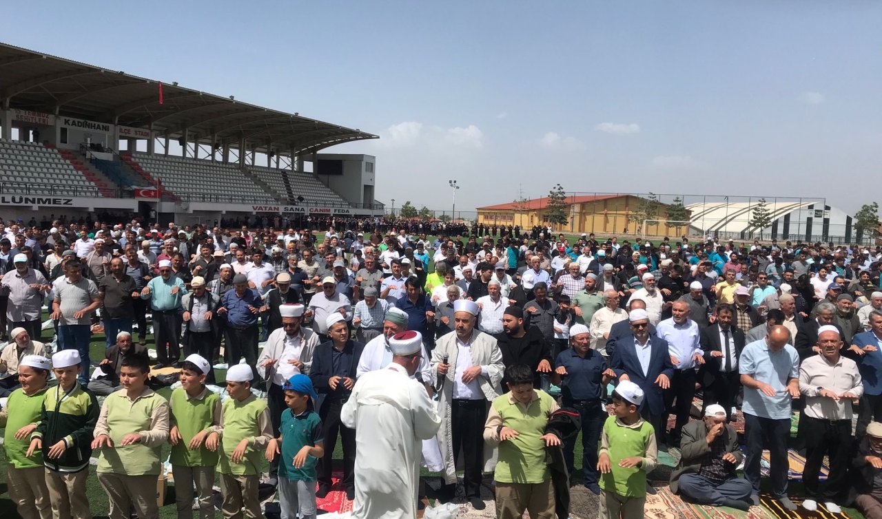  Kadınhanı ilçesinde yağmur duası yapıldı 