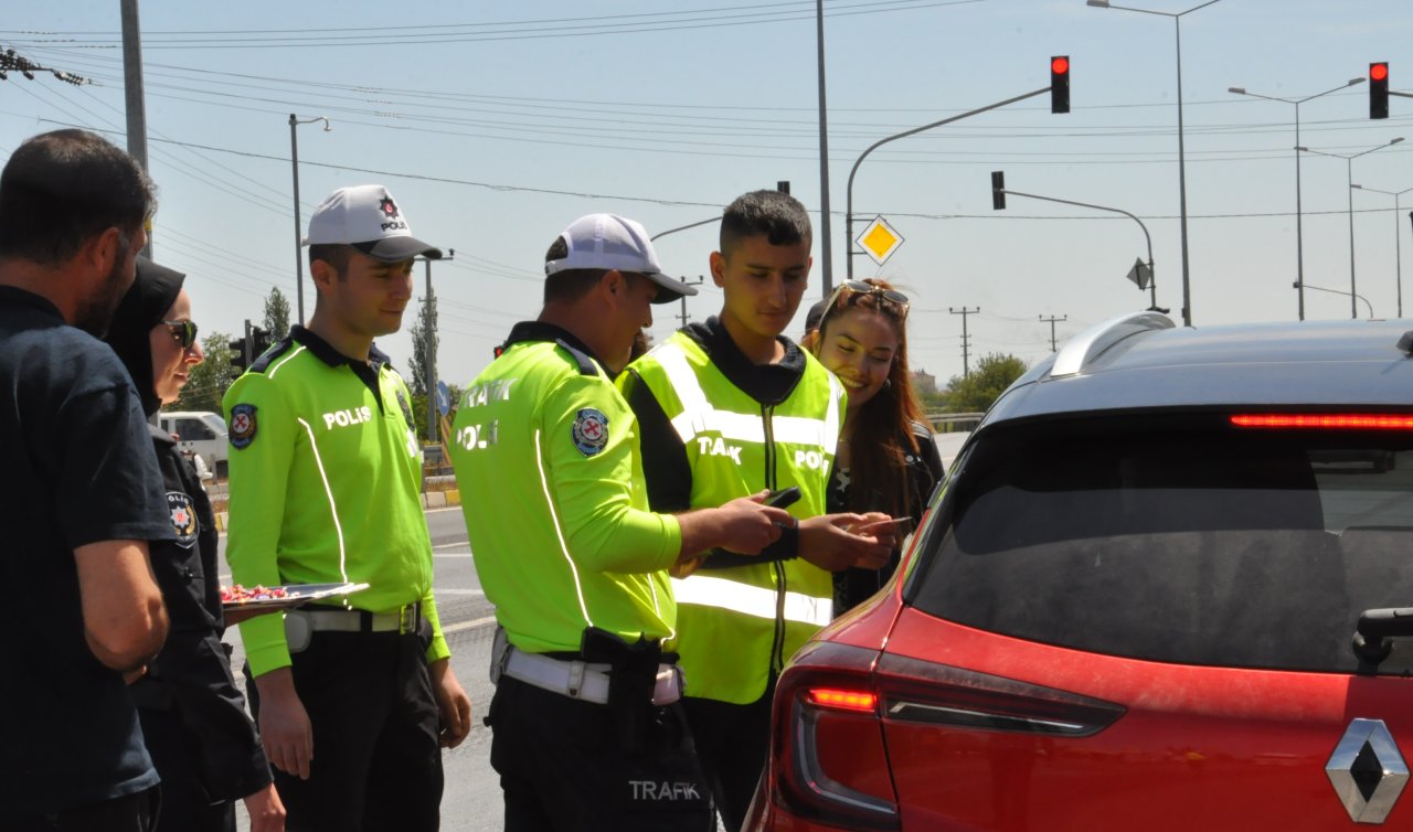 Akşehir’de “özel çocuklar“ trafik denetimi yaptı