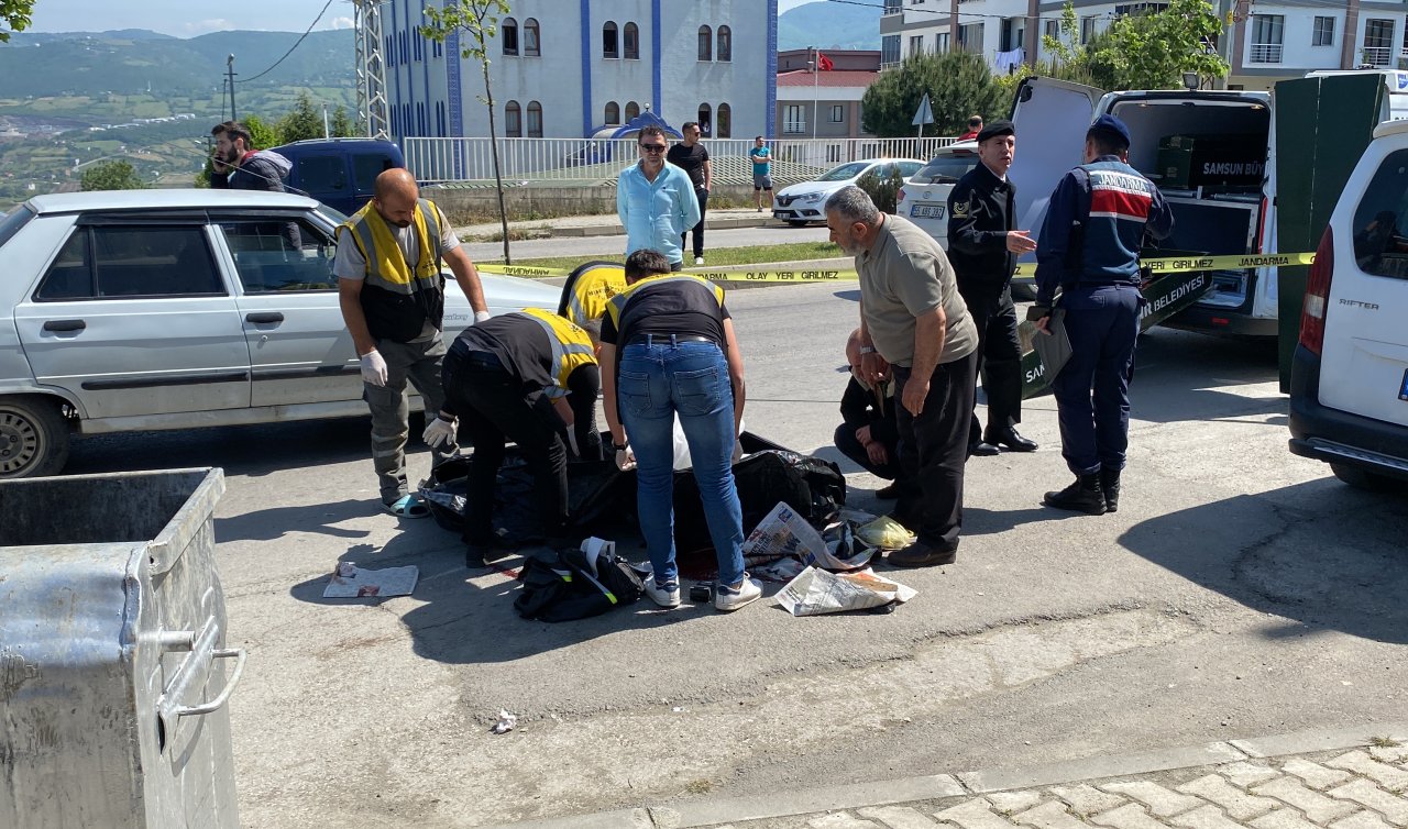 Dengesini kaybedip başını çöp konteynerine çarpan motokurye öldü