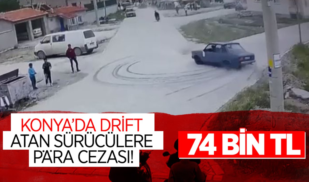 Konya’da ihbar jandarmayı harekete geçirdi! Drift atan sürücülere rekor ceza