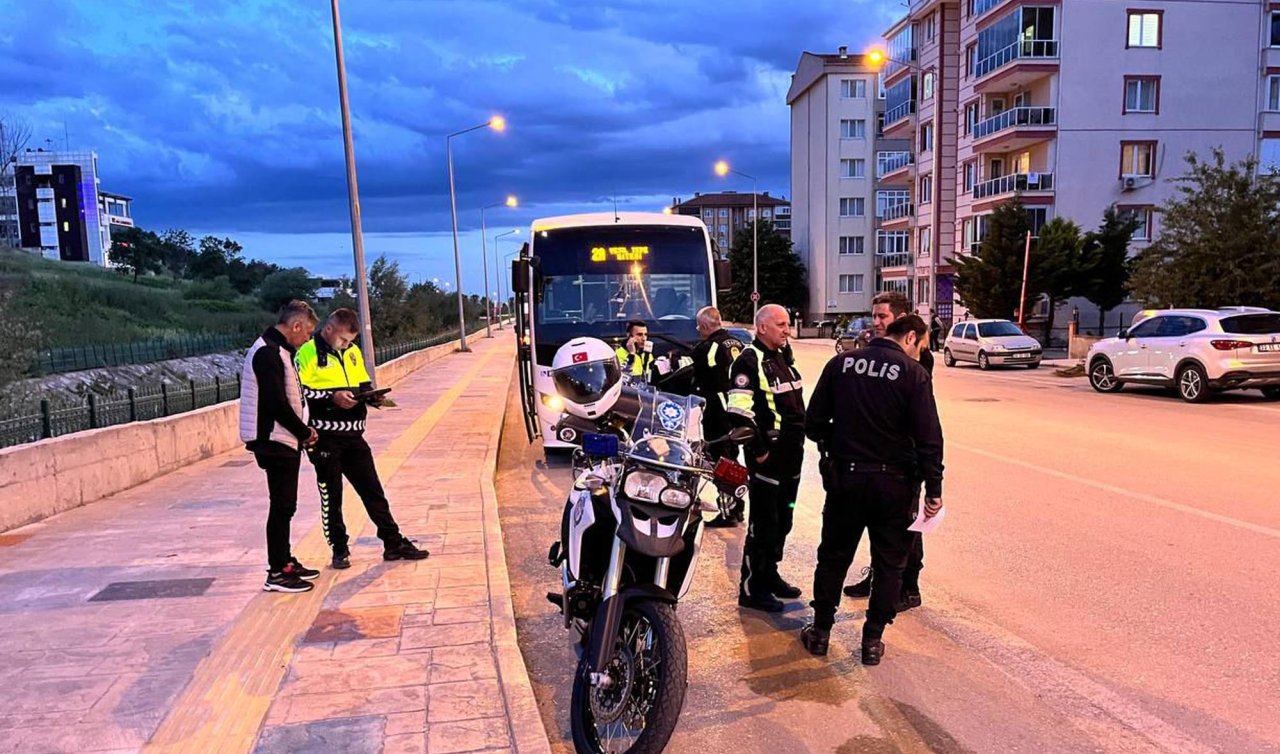 Yolcuların ihbar ettiği midibüs şoförü 1.45 promil alkollü çıktı