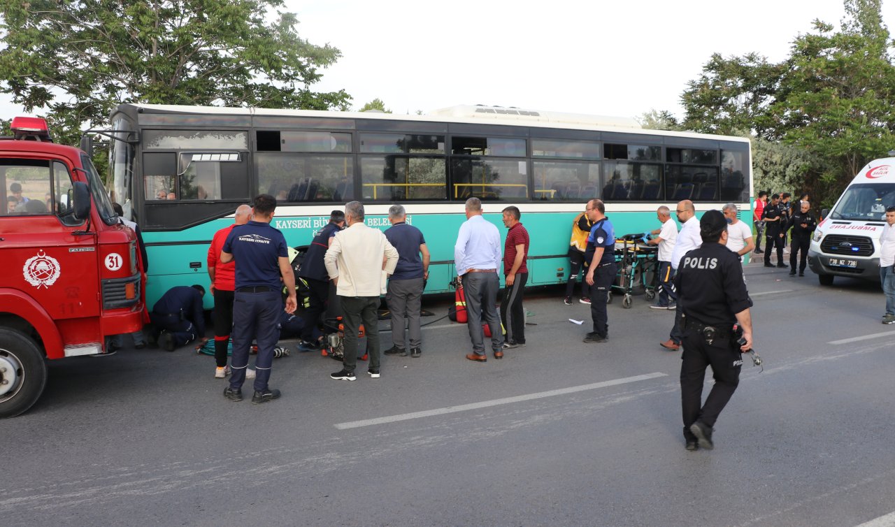 Oğluyla otobüsün altında kalan anne kurtarılamadı  