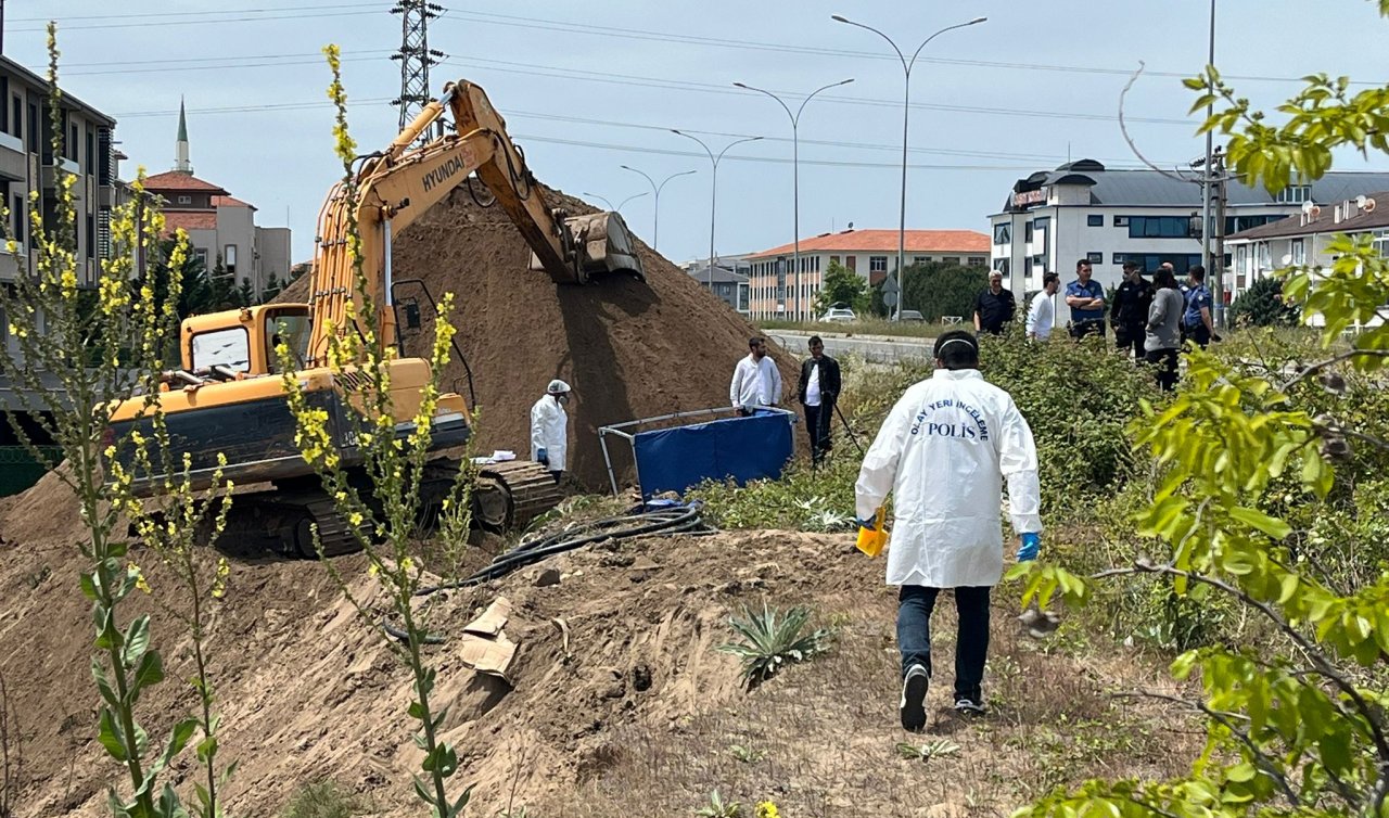 El ve ayakları bağlı toprağa gömülü ceset bulundu! 