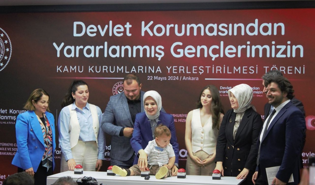Devlet korumasında yetişen 600 genç kamuya atandı! 