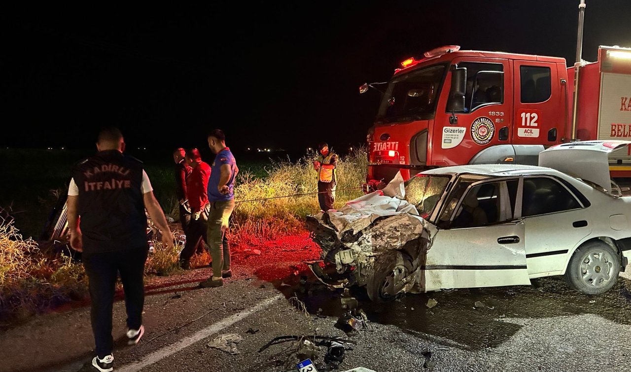 2 otomobil çarpıştı: 1’i öğretmen 2 ölü 2 yaralı