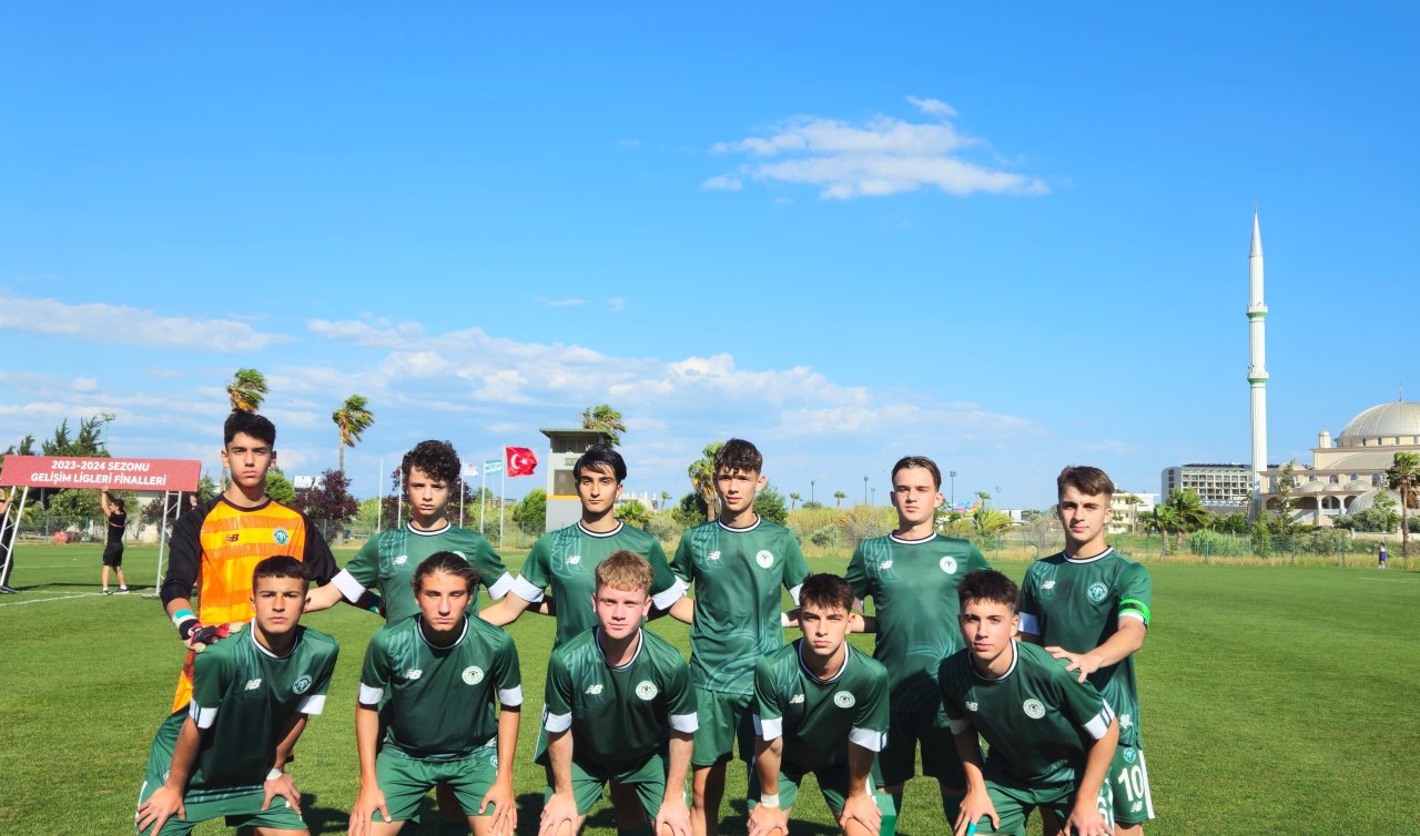  Konyaspor’un gençleri Türkiye üçüncüsü oldu