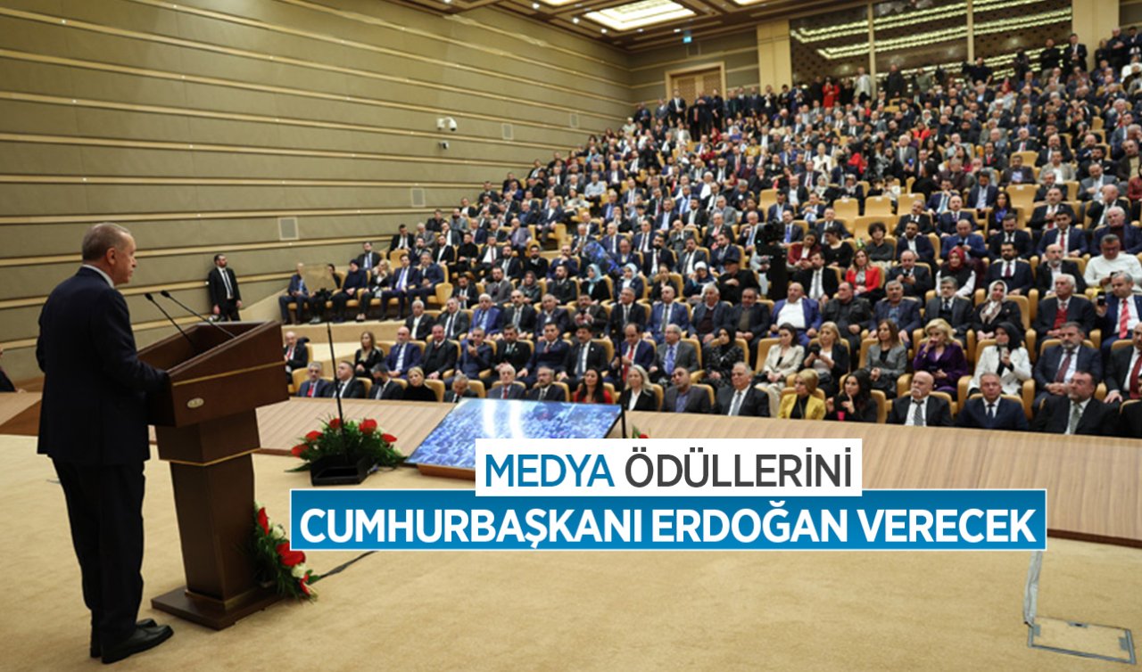 Medya Ödüllerini Cumhurbaşkanı Erdoğan Verecek