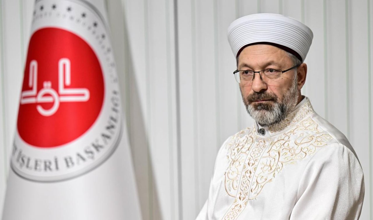 Diyanet İşleri Başkanı Erbaş: Katil İsrail’in savunmasız insanlara saldırısını lanetliyorum