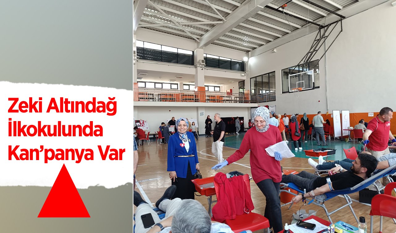 Zeki Altındağ İlkokulunda Kan’panya Var