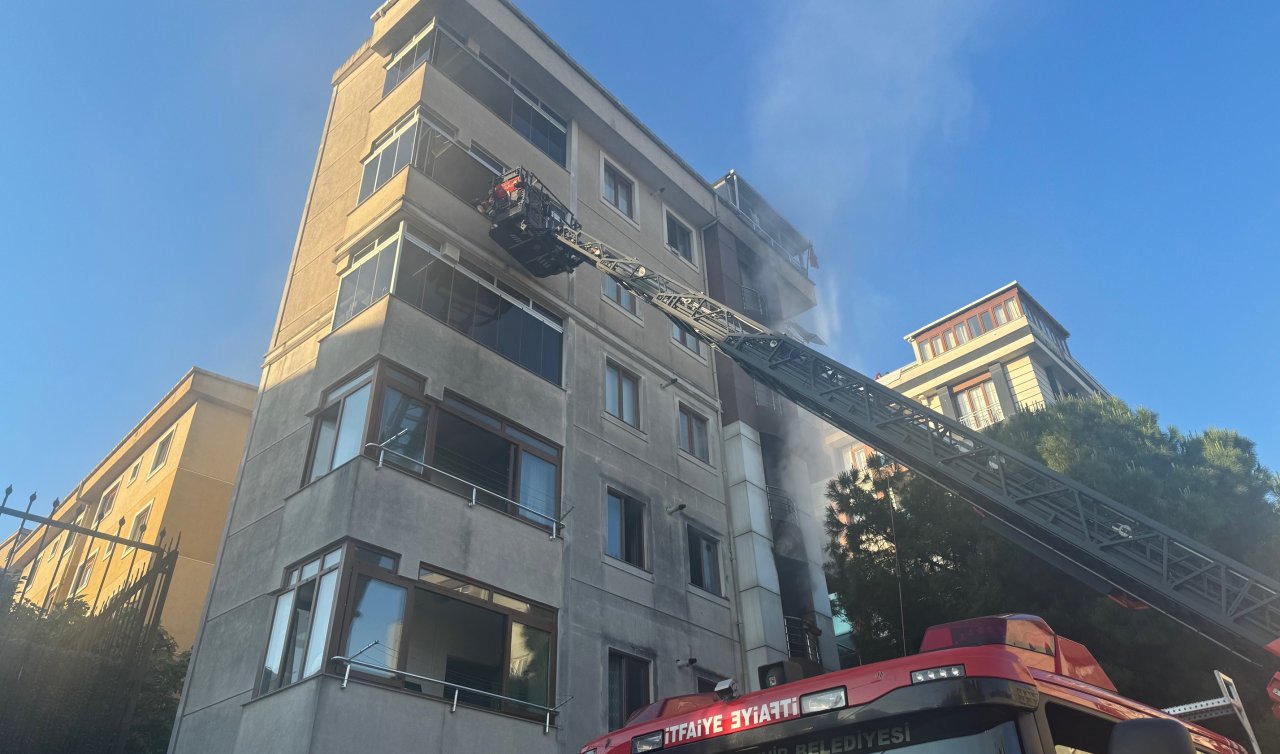 6 katlı binada yangın: 1 ölü