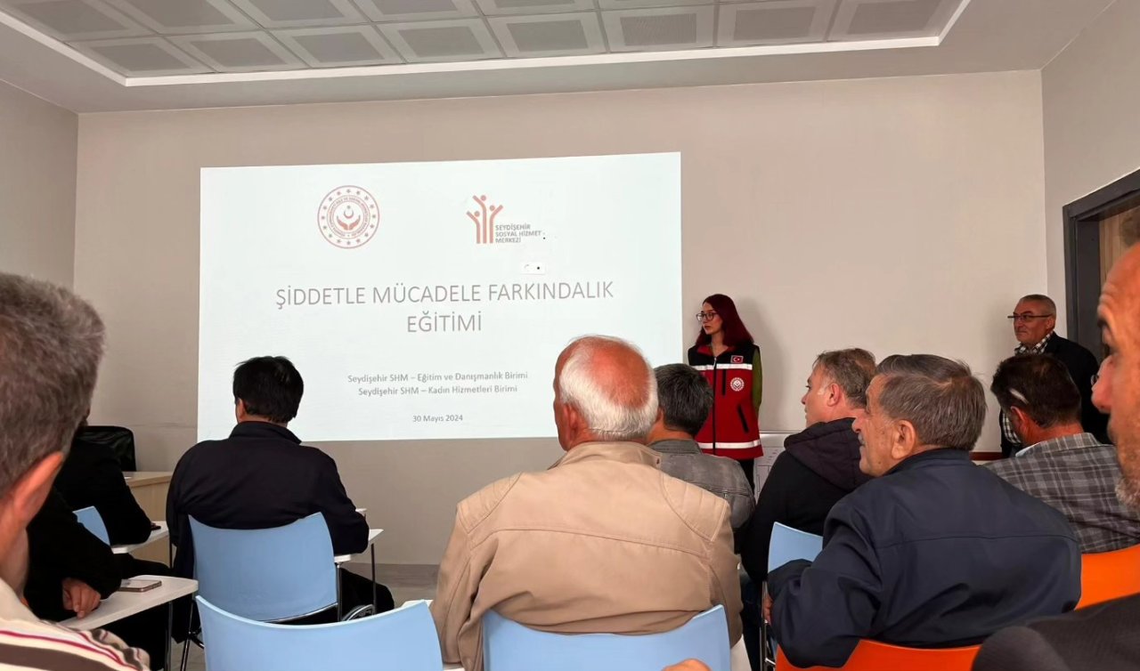  Seydişehir’de muhtarlara seminer verildi