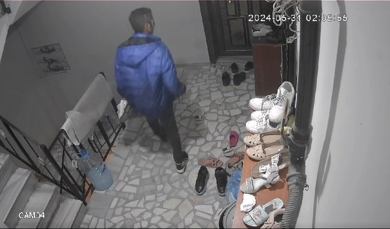  Hırsızlık anları kameralara yansıdı! 