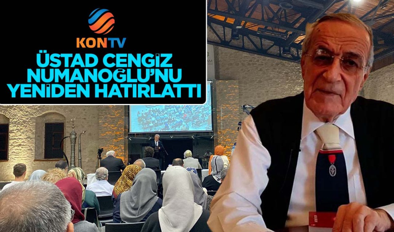  KONTV, Üstad Cengiz Numanoğlu’nu ekranlarında yeniden hatırlattı