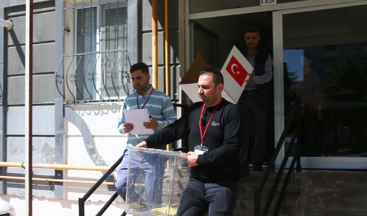 Seçimlerin yenilendiği Pınarbaşı’nda oy kullanma işlemi başladı