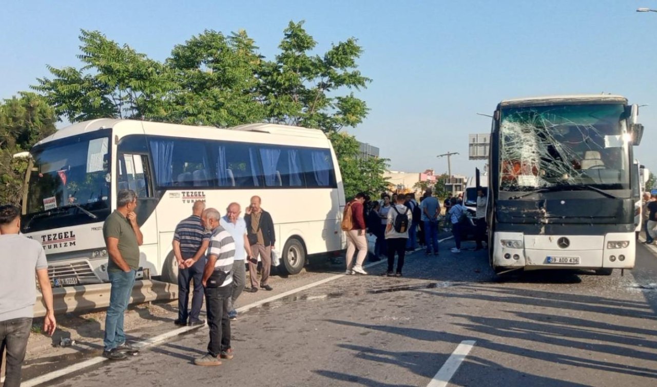 9 aracın karıştığı zincirleme trafik kazasında 19 kişi yaralandı