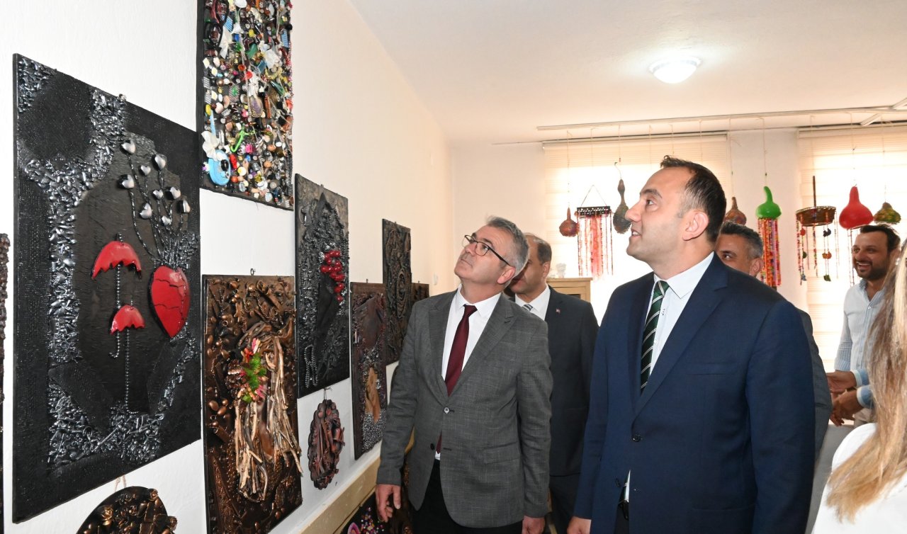 Seydişehir’de Halk Eğitim Merkezi sergisi açıldı