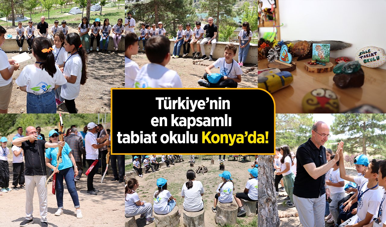   Türkiye’nin en kapsamlı tabiat okulu Konya’da! Eğlendirirken öğretiyor