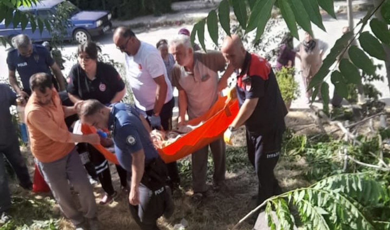 Yangını söndürürken kalp krizi geçirip öldü