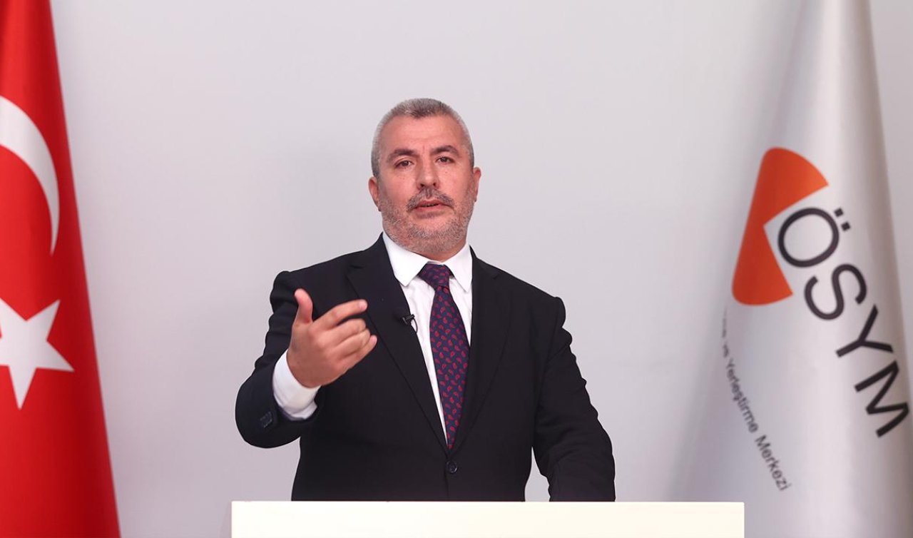  ÖSYM Başkanı Ersoy: Gürültüsüz bir ortam oluşturulması için elimizden geleni yapıyoruz