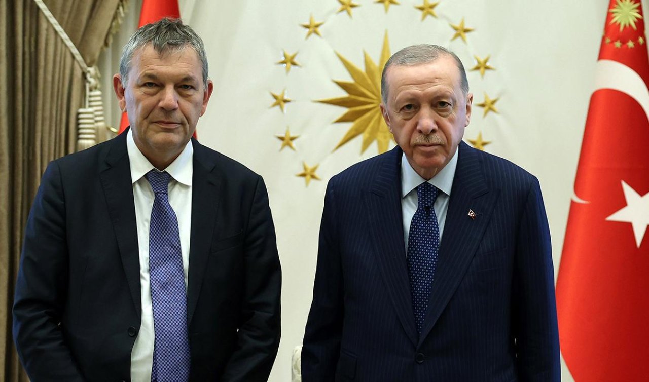 Cumhurbaşkanı Erdoğan Lazzarini’yi kabul etti