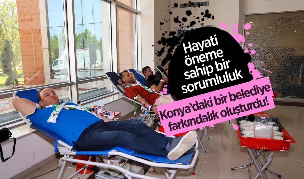 Konya’daki bir belediye farkındalık oluşturdu! Hayati öneme sahip bir sorumluluk