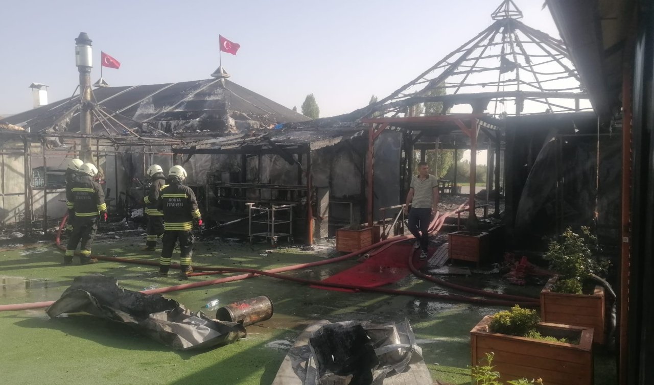 Konya’da restoranda çıkan yangın söndürüldü