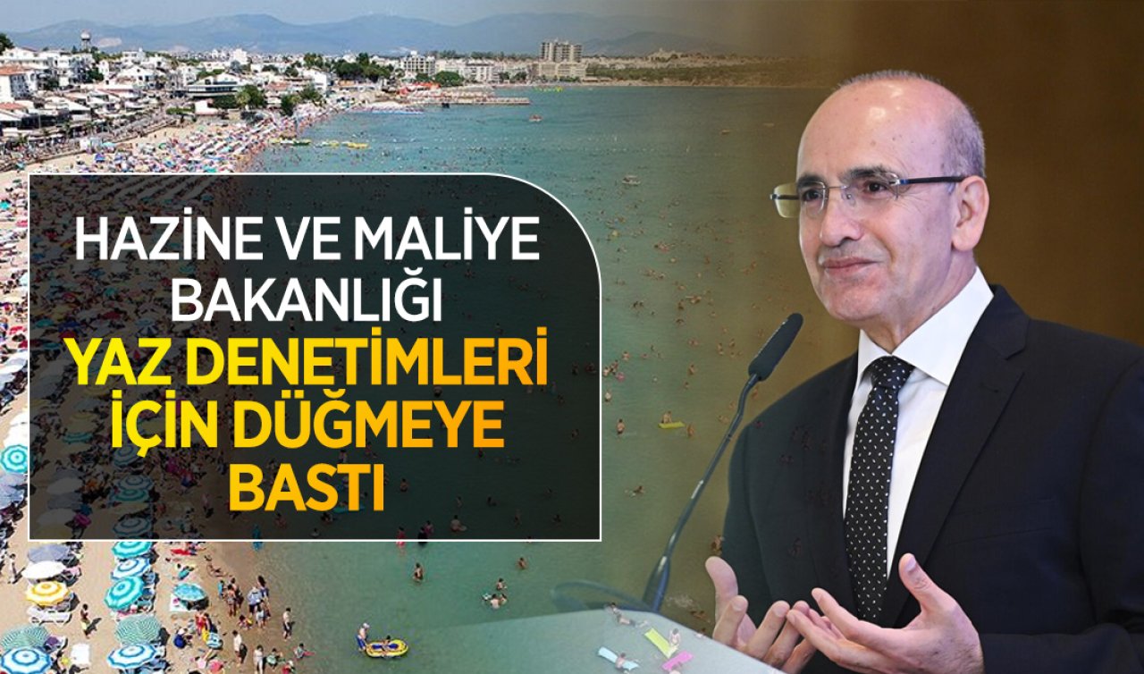 Hazine ve Maliye Bakanlığı yaz denetimleri için düğmeye bastı