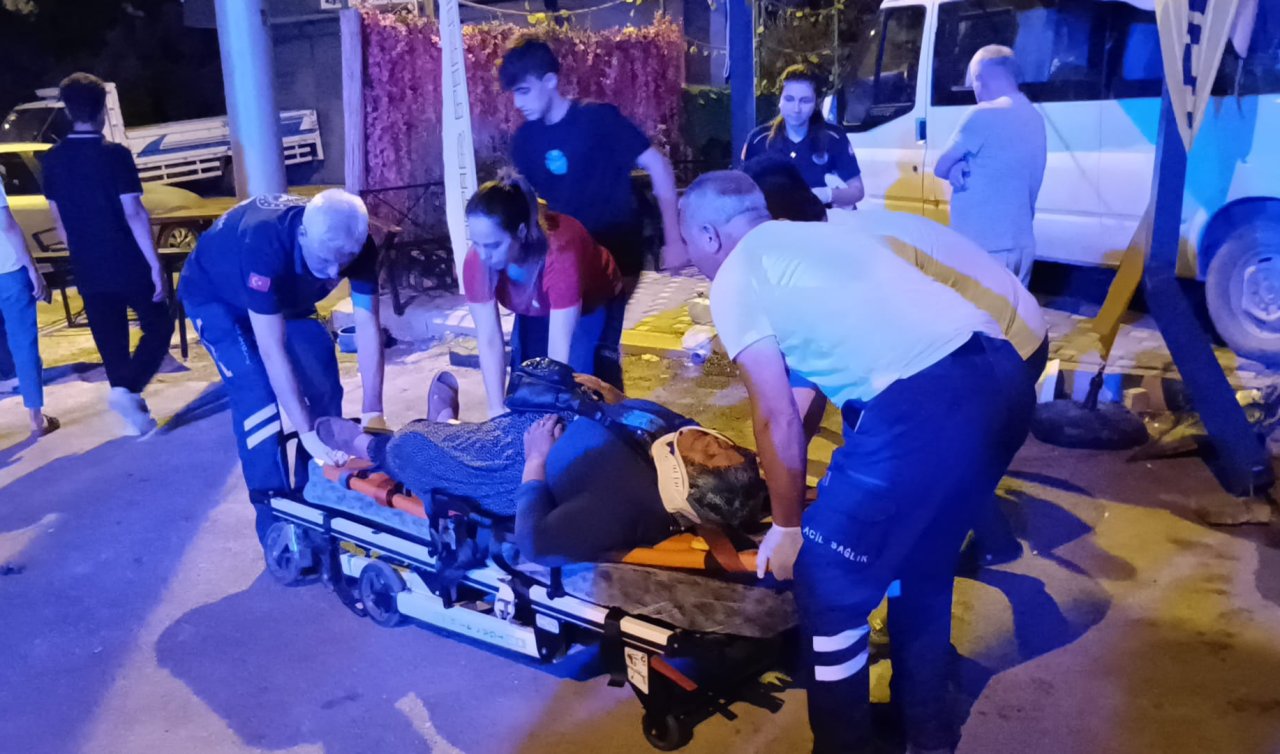 Otomobil ile minibüs çarpıştı: 4 yaralı