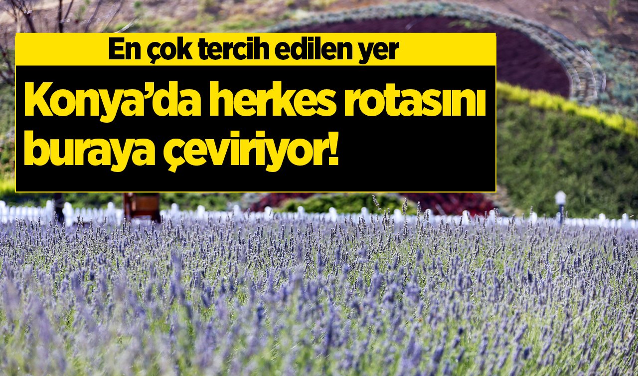 Konya’da herkes rotasını buraya çeviriyor! En çok tercih edilen yer 