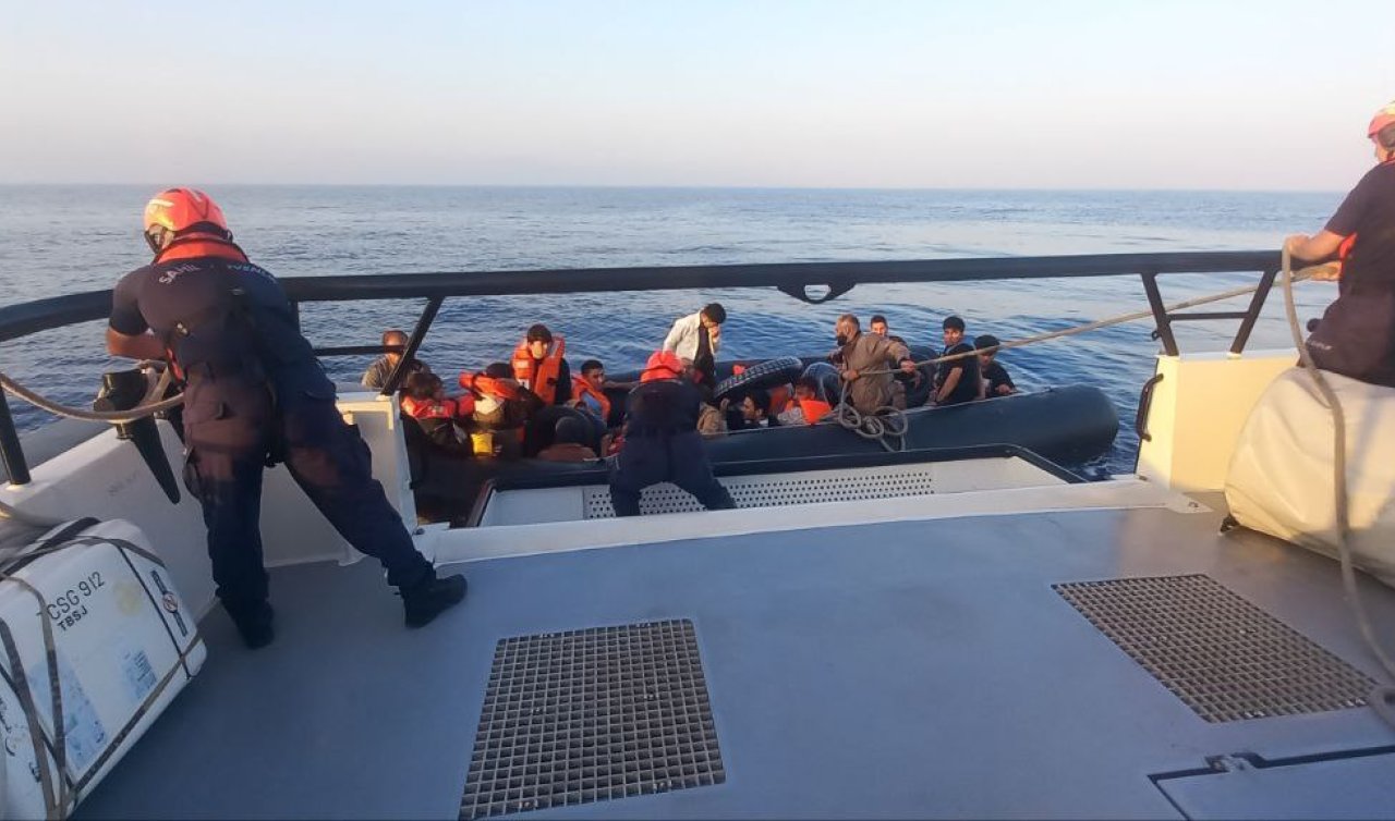 Urla’da 22 kaçak göçmen yakalandı