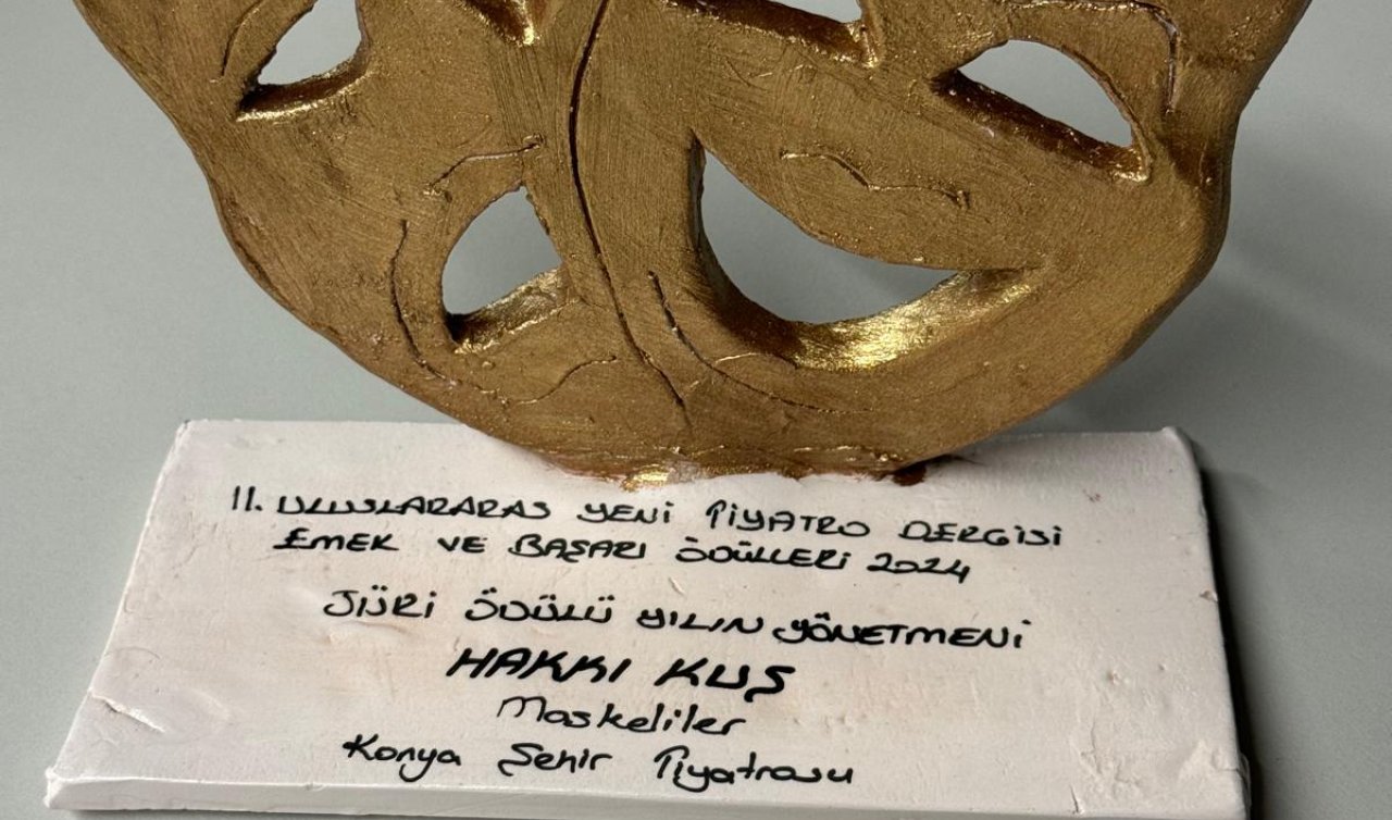 Konya Şehir Tiyatrosu’nun 2 yeni oyununa 5 ödül birden