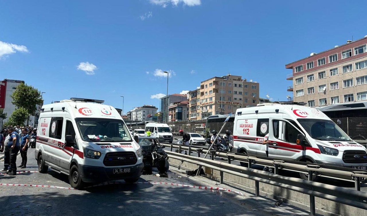  Otomobil kaldırıma çıktı: 5 yaralı